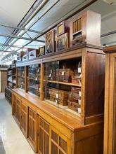 Antique style Antique shopcabinet in Wood and glass