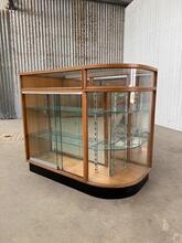 Antique style Shopfitting in Wood and glass