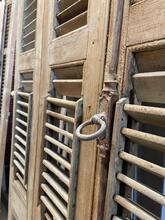 Antique style Shutters in wood and iron