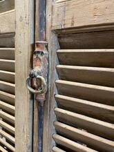 Antique style Shutters in wood and iron