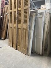 Antique style Shutters in wood and iron