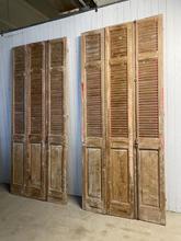 Antique style Antique shutters in wood