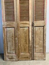 Antique style Antique shutters in wood