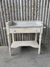 Antique  style Sidetable marble in Wood and marble