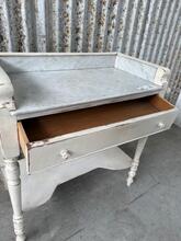 Antique  style Sidetable marble in Wood and marble