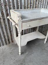 Antique  style Sidetable marble in Wood and marble