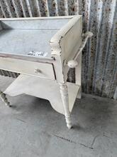Antique  style Sidetable marble in Wood and marble
