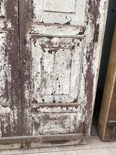 Antique style Antique single white door in Wood