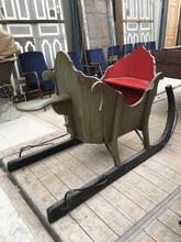 Antique style Sled in Wood and iron, Europe