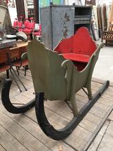 Antique style Sled in Wood and iron, Europe