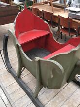 Antique style Sled in Wood and iron, Europe