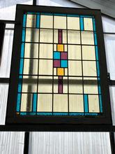 Antique style Antique stained glass window in Wood and glass