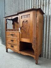 Antique style Wall cabinet in Wood, Europe 20th Century