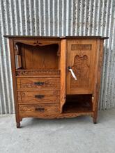 Antique style Wall cabinet in Wood, Europe 20th Century