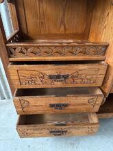 Antique style Wall cabinet in Wood, Europe 20th Century