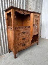 Antique style Wall cabinet in Wood, Europe 20th Century