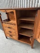 Antique style Wall cabinet in Wood, Europe 20th Century