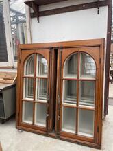 Antique style Window frame in Wood and glass