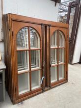 Antique style Window frame in Wood and glass