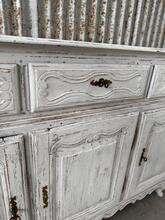 Antique style Wooden white dresser in Wood, France