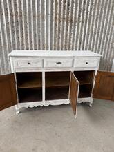 Antique style Wooden white dresser in Wood, France