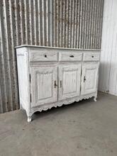 Antique style Wooden white dresser in Wood, France