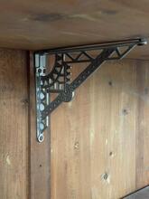 Winkelkast antiek Frankrijk 19e eeuw Apothekers kast stijl in hout en glas, Frankrijk 20e eeuws