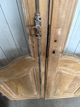 Set deuren met glas art deco Art deco stijl in Hout en glas,