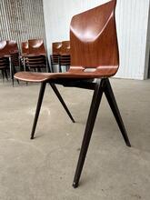 Design style Chairs in wood and iron, Europe 20e eeuw