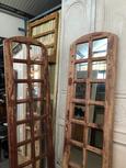 Spiegeldeuren Brocante stijl in Hout en glas,