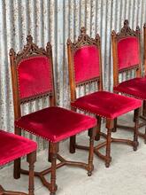 Gothic style Chairs in wood, Europe 20th Century