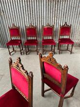 Gothic style Chairs in wood, Europe 20th Century