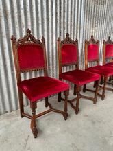 Gothic style Chairs in wood, Europe 20th Century
