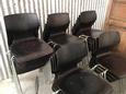 Industrial style Chairs in Iron and wood, European 20th century