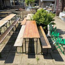 Industrial style Industrial tables in wood and iron