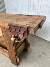 Industrial style Workbench in Wood