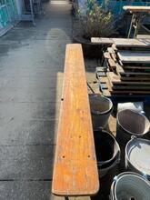 Bank Industrieel stijl in hout en ijzer,