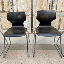 Industriële stoelen Industrieel stijl in Hout en ijzer, Europa 20e eeuw