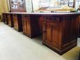 style Antique worktable old office T.H.Delft in American pine