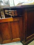 style Antique worktable old office T.H.Delft in American pine