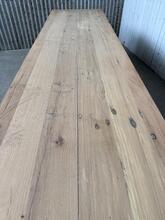 Reproductietafel oud eikenhout stijl in hout , 20e eeuw