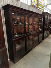 Shopcabinet style Cabinet in wood and glass, Sri-lanka 20th Century
