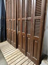 Vintage style Antique shutters in wood, Europe 20e eeuw