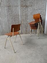 Vintage style Chairs in Wood and iron, Europe Midcentury