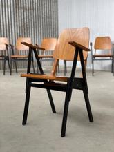 Vintage  style Chairs in wood, Dutch 1950