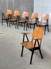 Vintage  style Chairs in wood, Dutch 1950