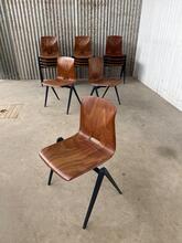 Vintage style Dining chairs in Wood and iron , Europe