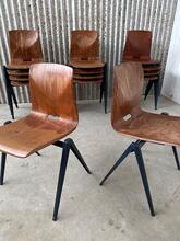 Vintage style Dining chairs in Wood and iron , Europe