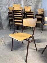 Vintage style School chairs in Wood and iron, Europe