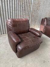 Stoelen Vintage stijl in Leer, Duitsland 1970